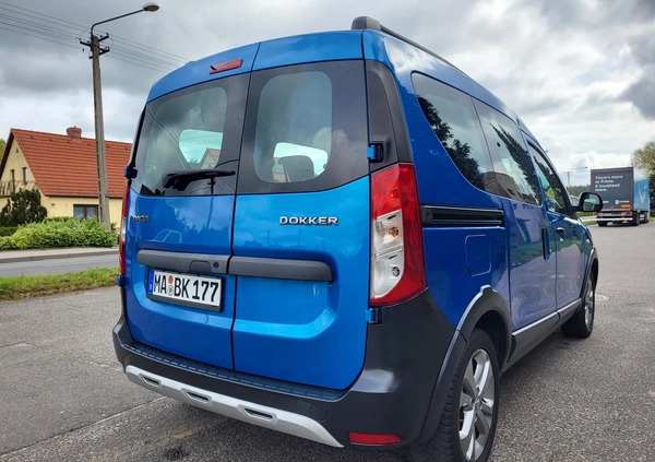 Dacia Dokker cena 32800 przebieg: 134850, rok produkcji 2015 z Złotów małe 781